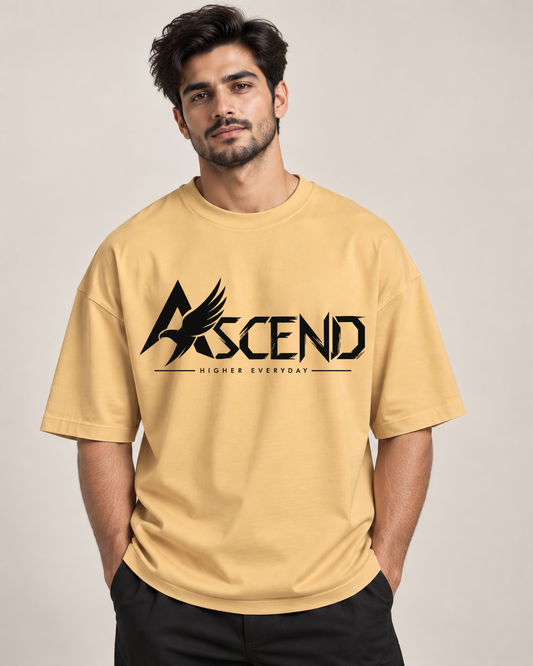 ASCEND Eagle Oversized Graphic T-Shirt