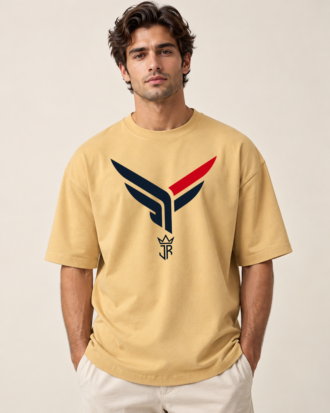 JUST ROADS. Oversized Biker T-Shirt