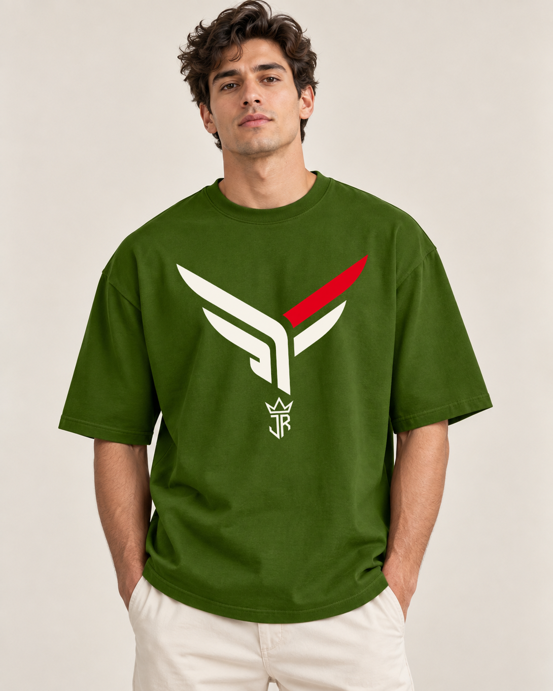 JUST ROADS. Oversized Biker T-Shirt