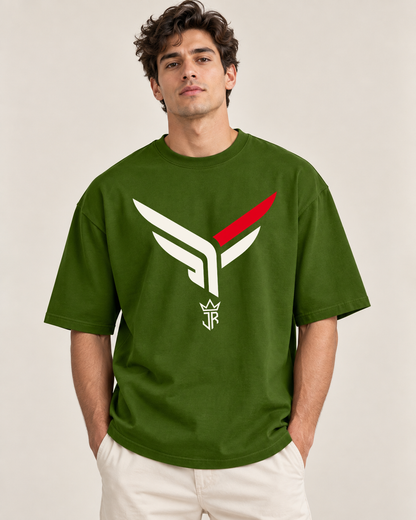 JUST ROADS. Oversized Biker T-Shirt