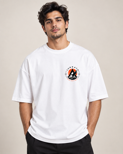 BE YOUR HERO Oversized Graphic T-Shirt
