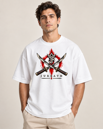 Samurai Oversized Graphic T-Shirt