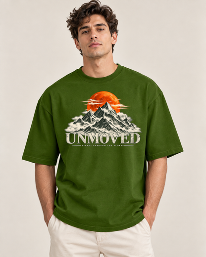 UNMOVED – Steady Through the Storm Oversized Graphic T-Shirt