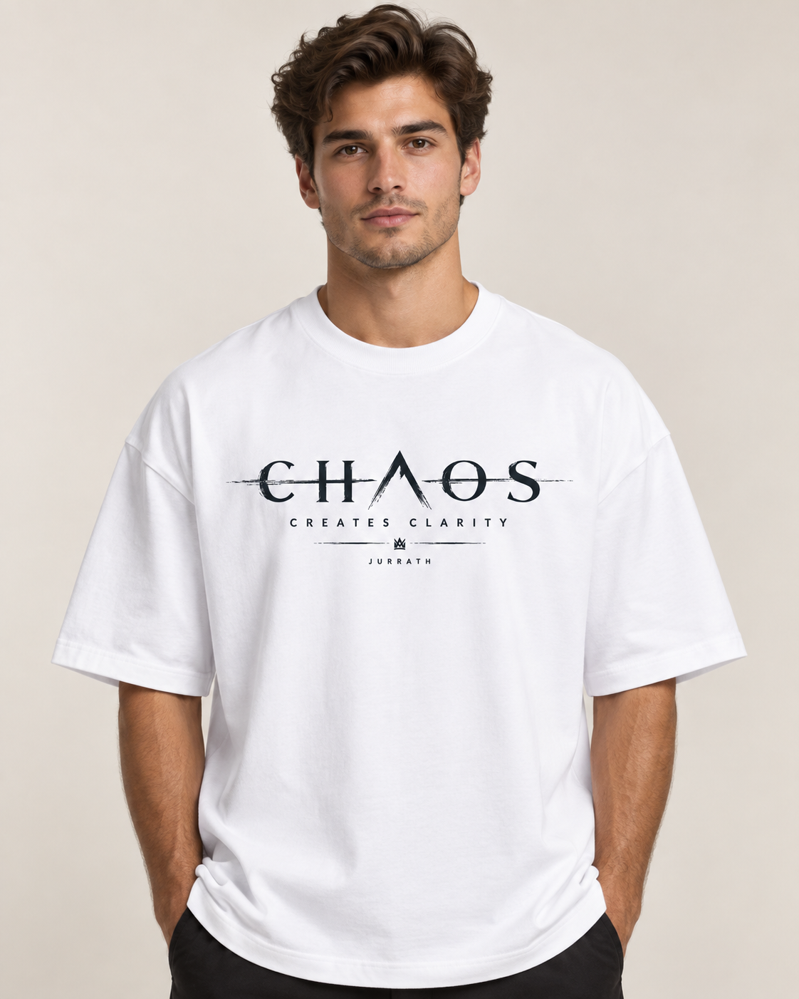 Chaos Oversized Graphic T-Shirt