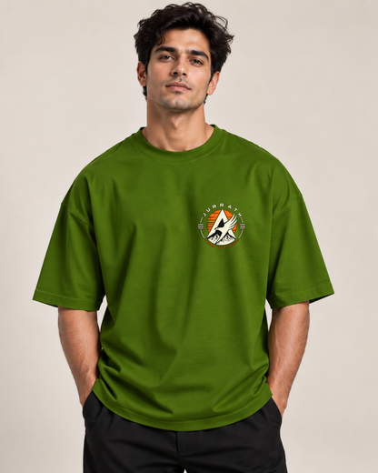 BE YOUR HERO Oversized Graphic T-Shirt