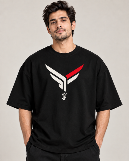 JUST ROADS. Oversized Biker T-Shirt