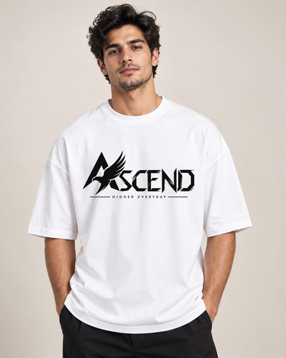 ASCEND Eagle Oversized Graphic T-Shirt