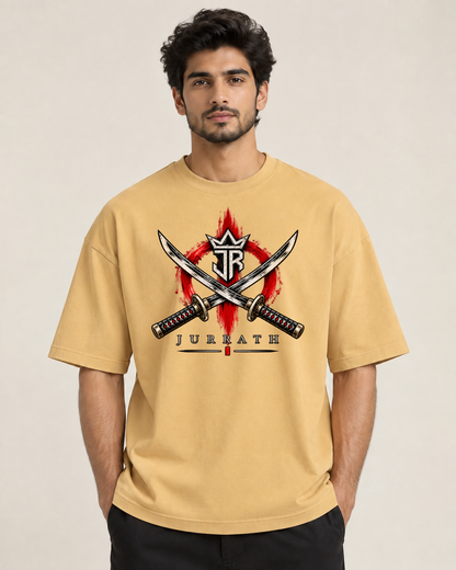 Samurai Oversized Graphic T-Shirt