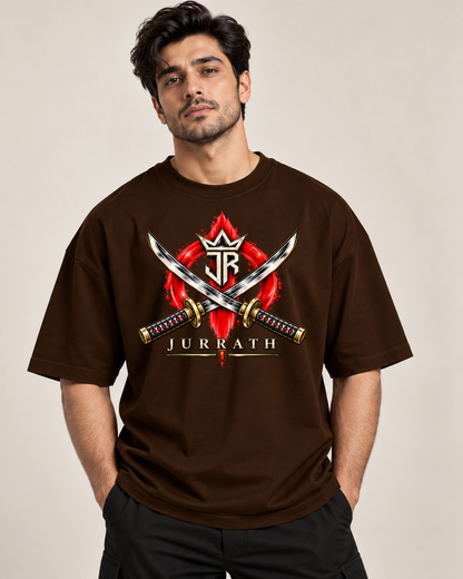 Samurai Oversized Graphic T-Shirt