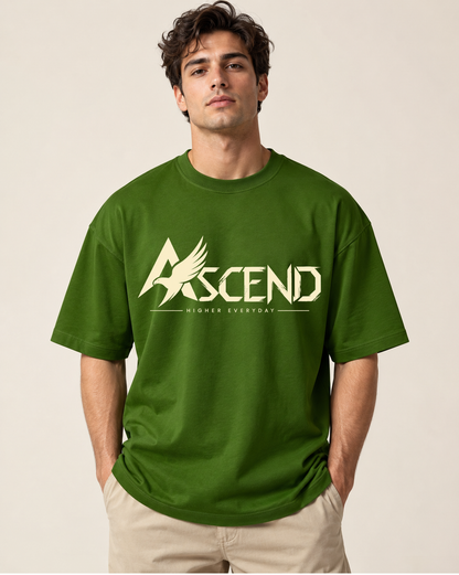 ASCEND Eagle Oversized Graphic T-Shirt