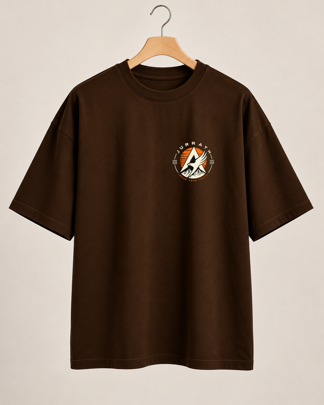 BE YOUR HERO Oversized Graphic T-Shirt