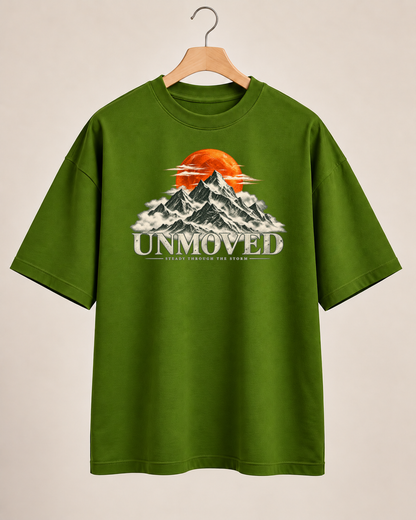 UNMOVED – Steady Through the Storm Oversized Graphic T-Shirt