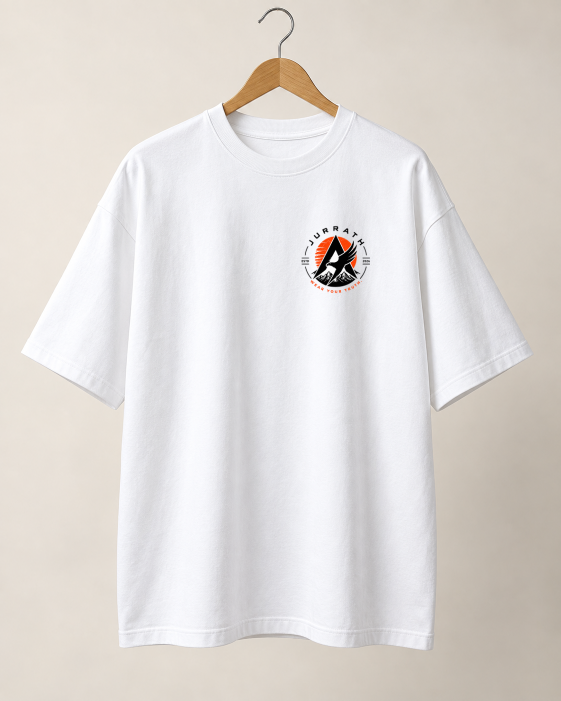 BE YOUR HERO Oversized Graphic T-Shirt