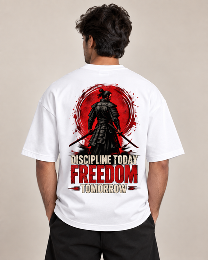 Samurai Oversized Graphic T-Shirt