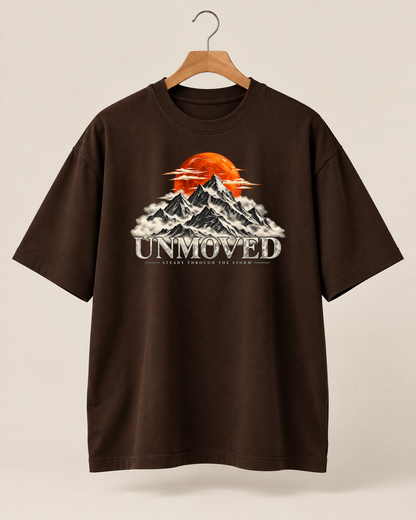 UNMOVED – Steady Through the Storm Oversized Graphic T-Shirt