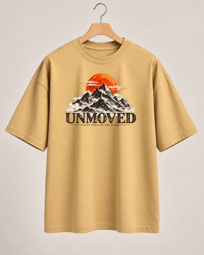 UNMOVED – Steady Through the Storm Oversized Graphic T-Shirt