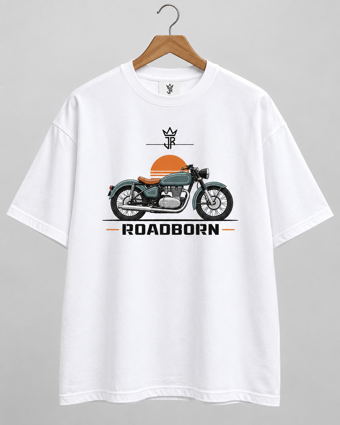 ROADBORN Classic Ride Oversized Biker T-Shirt