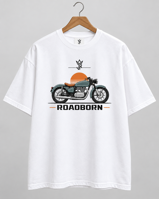 ROADBORN Classic Ride Oversized Biker T-Shirt