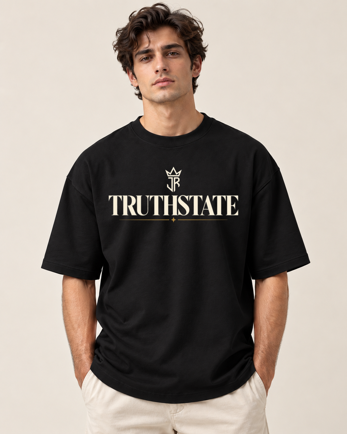TRUTHSTATE Minimal Oversized T-Shirt