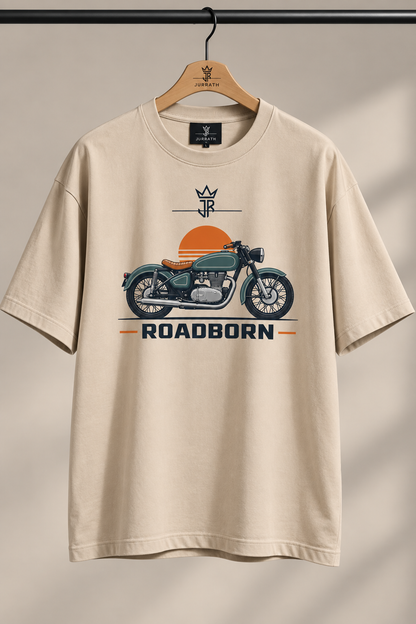 ROADBORN Classic Ride Oversized Biker T-Shirt