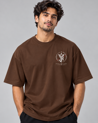 STOP WAITING. START LIVING. Oversized Graphic T-Shirt