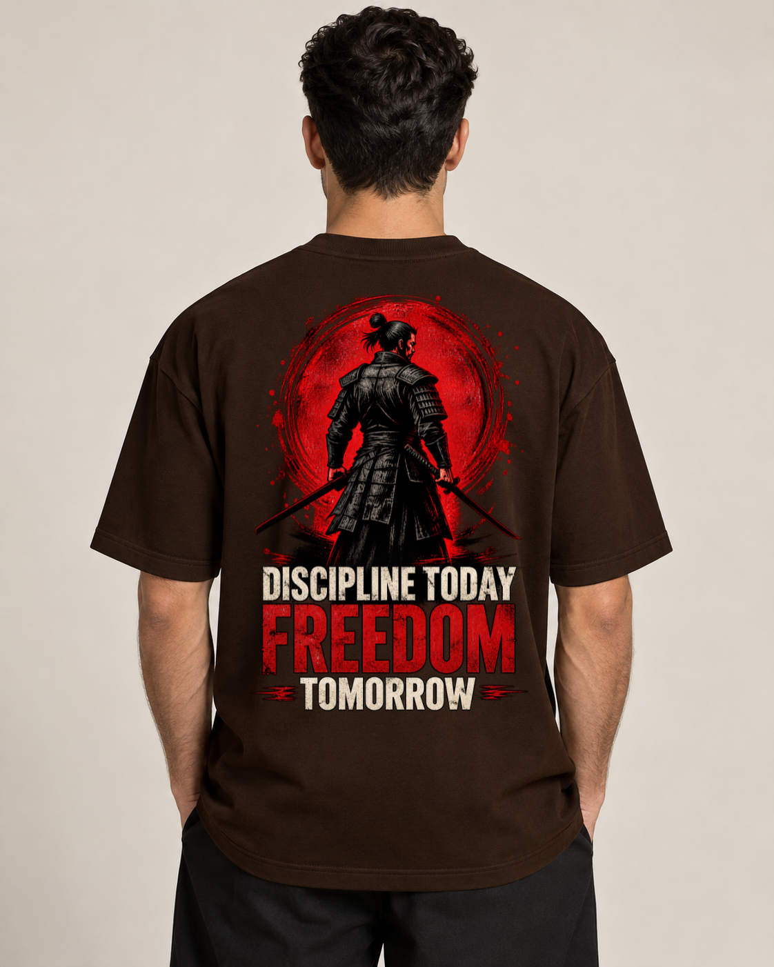 Samurai Oversized Graphic T-Shirt
