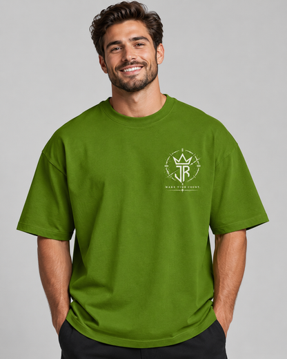 STOP WAITING. START LIVING. Oversized Graphic T-Shirt