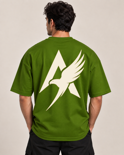 ASCEND Eagle Oversized Graphic T-Shirt