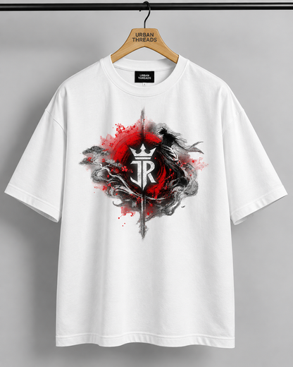 DISCIPLINE OVER MOTIVATION Oversized Graphic T-Shirt