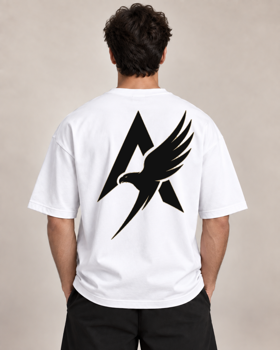 ASCEND Eagle Oversized Graphic T-Shirt