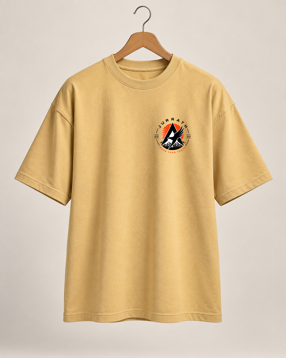 BE YOUR HERO Oversized Graphic T-Shirt