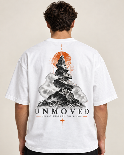 UNMOVED – Steady Through the Storm Oversized Graphic T-Shirt