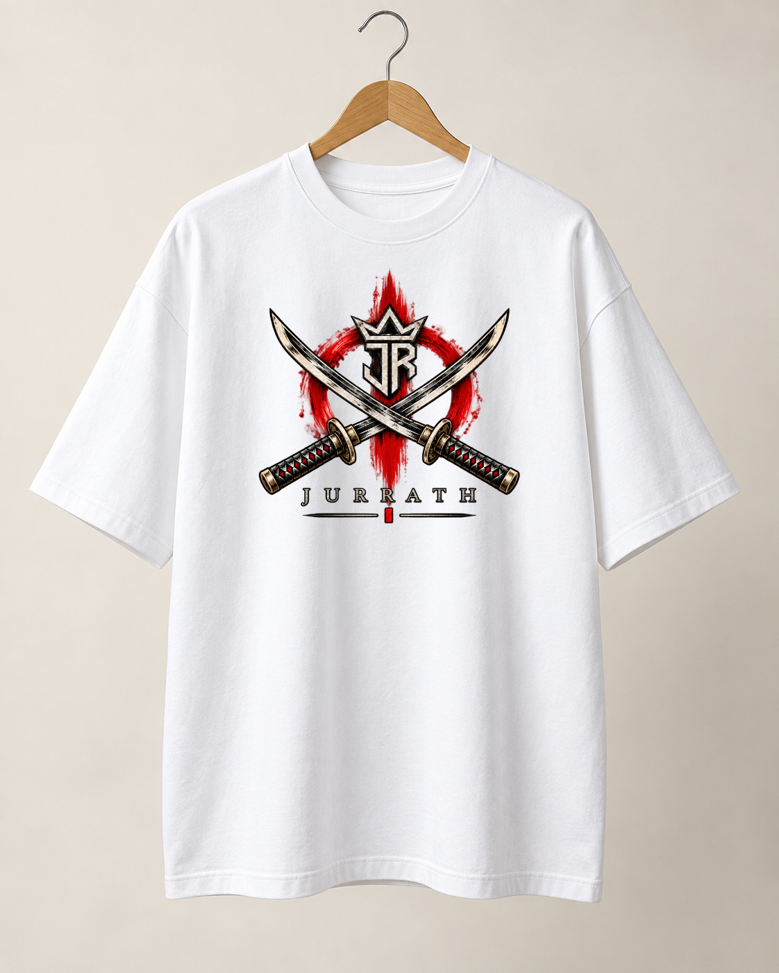 Samurai Oversized Graphic T-Shirt
