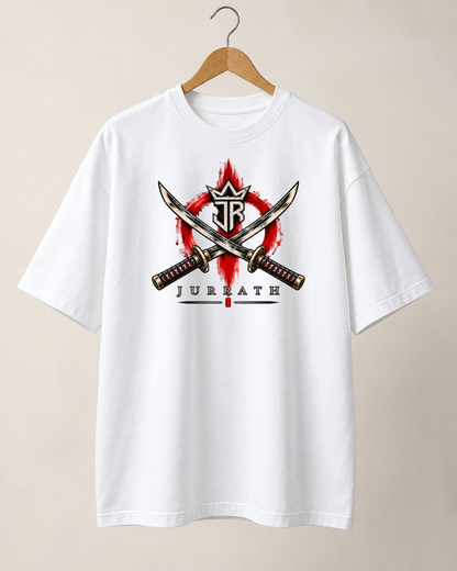 Samurai Oversized Graphic T-Shirt