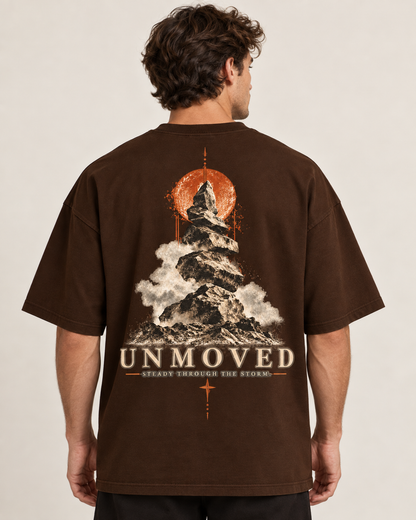 UNMOVED – Steady Through the Storm Oversized Graphic T-Shirt