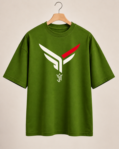 JUST ROADS. Oversized Biker T-Shirt