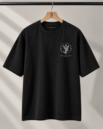STOP WAITING. START LIVING. Oversized Graphic T-Shirt