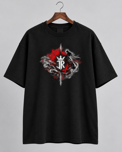 DISCIPLINE OVER MOTIVATION Oversized Graphic T-Shirt
