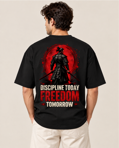 Samurai Oversized Graphic T-Shirt