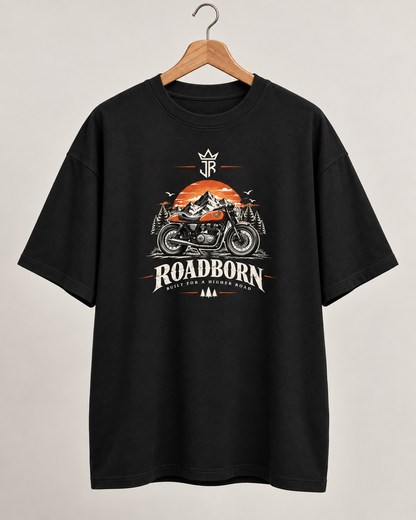 ROADBORN Motorcycle Oversized Graphic T-Shirt