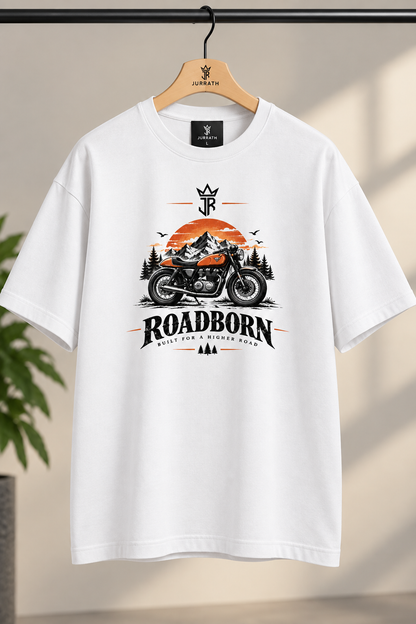 ROADBORN Motorcycle Oversized Graphic T-Shirt
