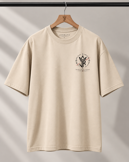 STOP WAITING. START LIVING. Oversized Graphic T-Shirt