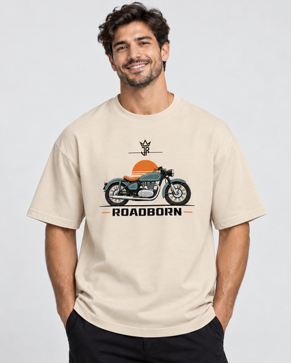 ROADBORN Classic Ride Oversized Biker T-Shirt