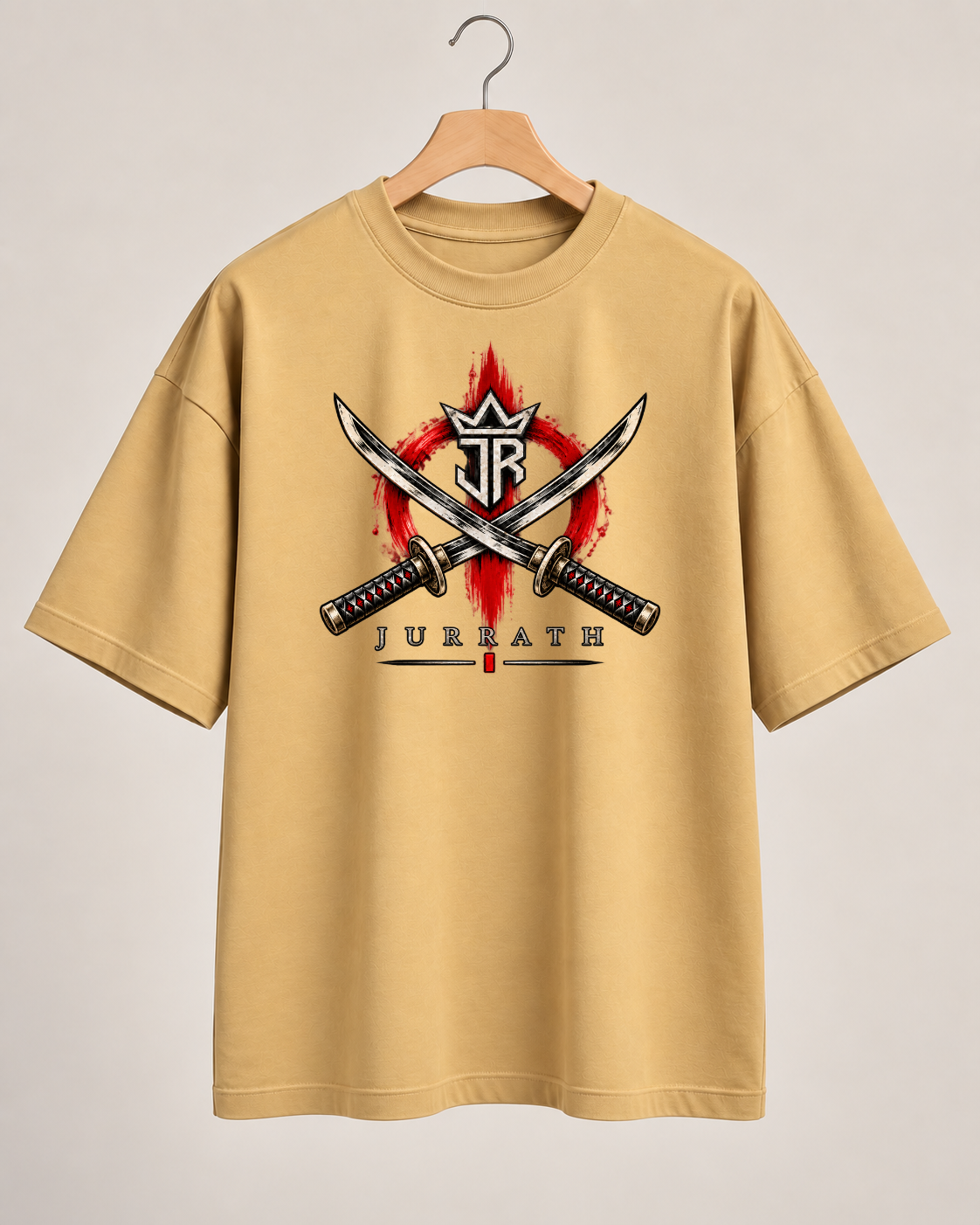 Samurai Oversized Graphic T-Shirt