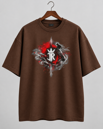 DISCIPLINE OVER MOTIVATION Oversized Graphic T-Shirt