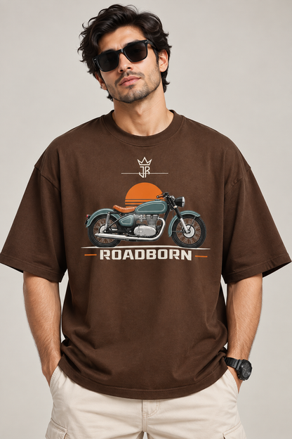 ROADBORN Classic Ride Oversized Biker T-Shirt