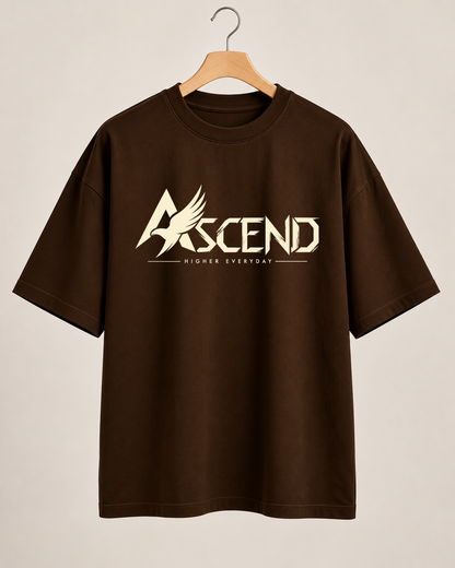 ASCEND Eagle Oversized Graphic T-Shirt