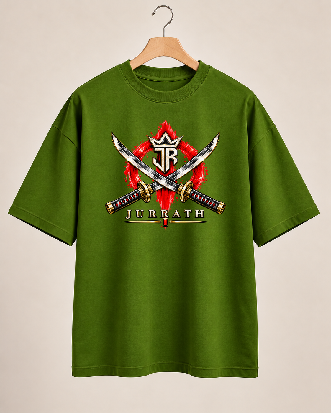 Samurai Oversized Graphic T-Shirt