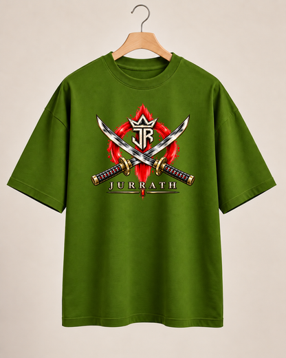 Samurai Oversized Graphic T-Shirt