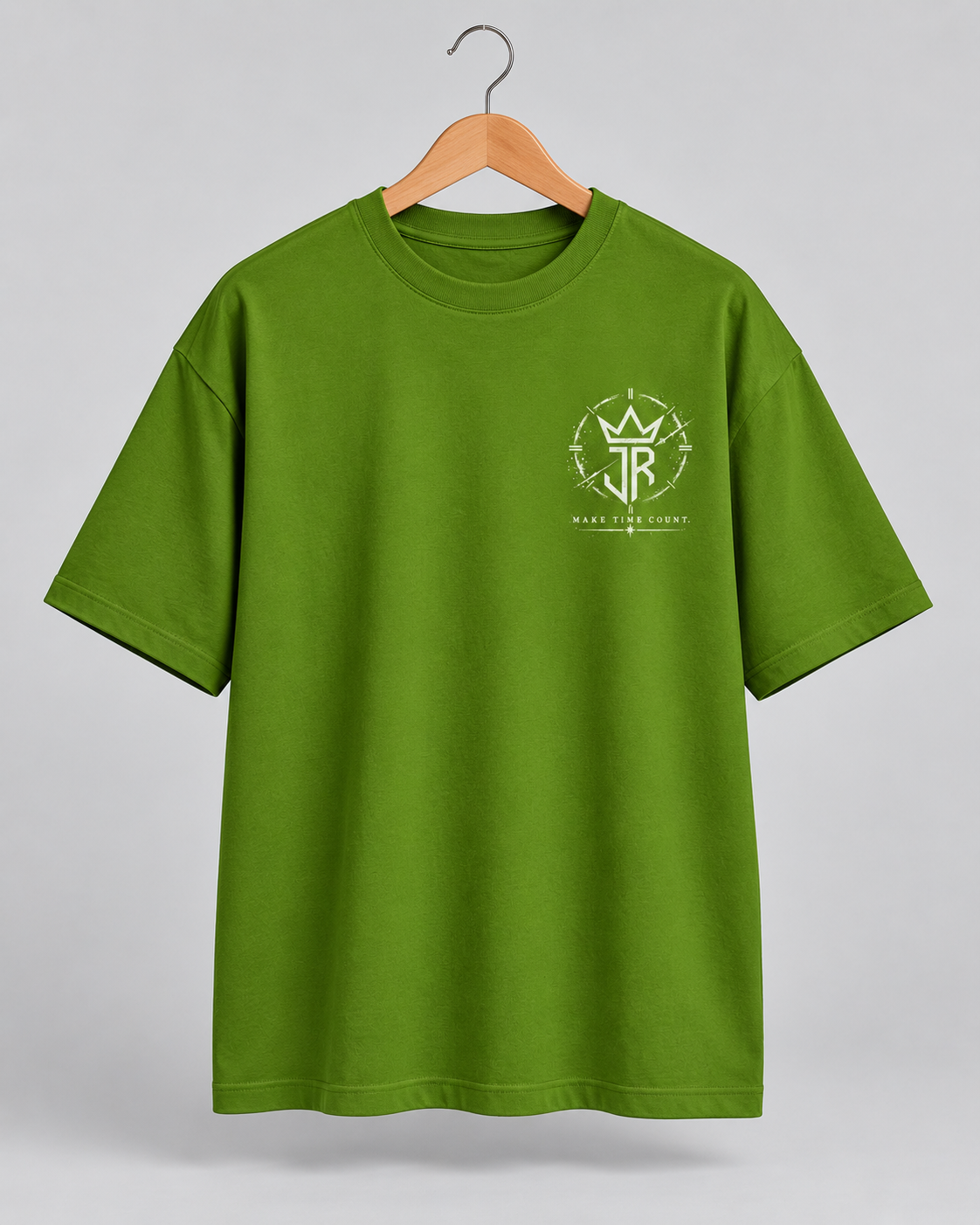 STOP WAITING. START LIVING. Oversized Graphic T-Shirt